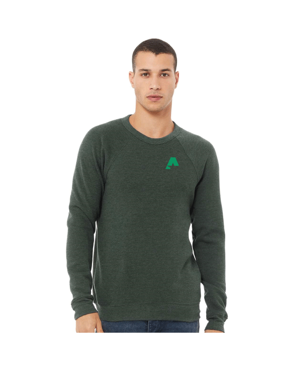 BELLA + CANVAS - Sponge Fleece Raglan Crewneck Sweatshirt