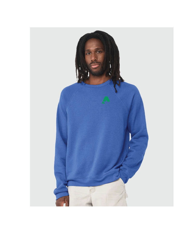 BELLA + CANVAS - Sponge Fleece Raglan Crewneck Sweatshirt