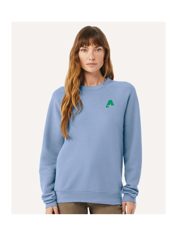 BELLA + CANVAS - Sponge Fleece Raglan Crewneck Sweatshirt