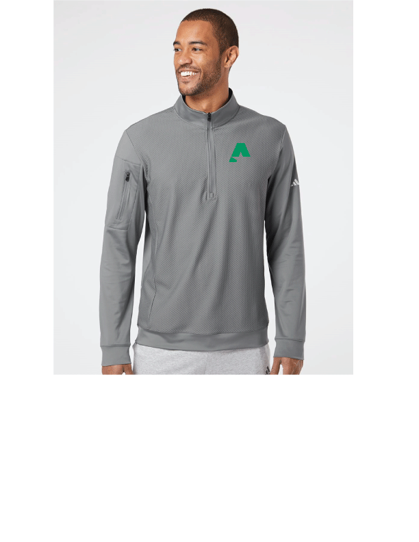 Adidas® Performance Texture Quarter-Zip Pullover