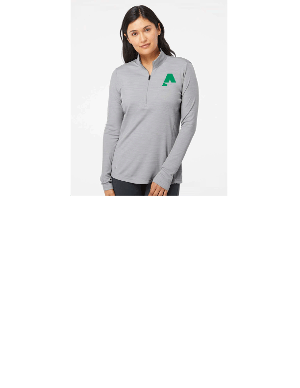 Adidas® Women's Lightweight Melange Quarter-Zip Pullover