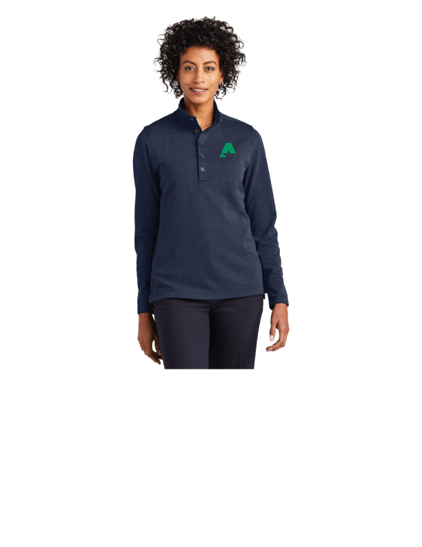 Brooks Brothers® Women’s Mid-Layer Stretch 1/2-Button