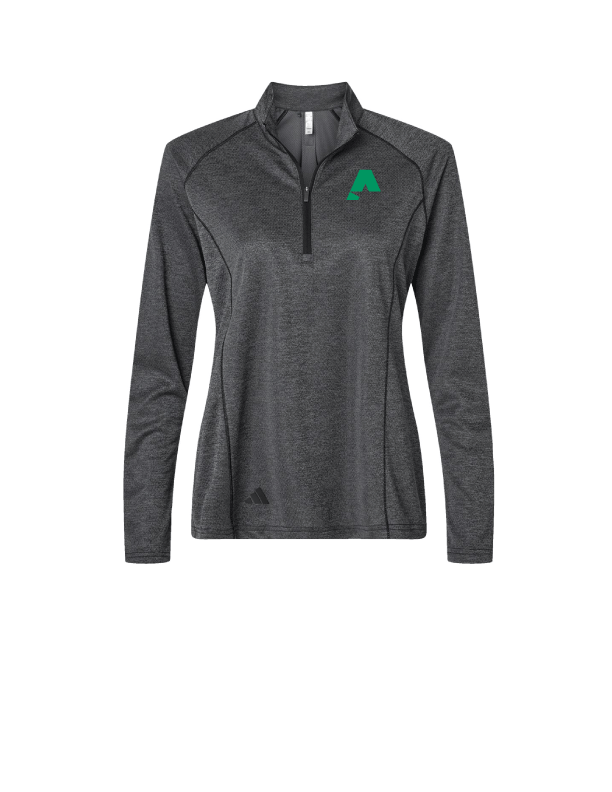 Adidas® Women's Space Dyed Quarter-Zip Pullover