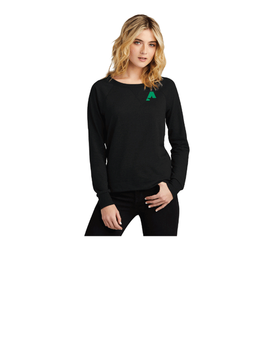 District® Women’s Featherweight French Terry™ Long Sleeve Crewneck