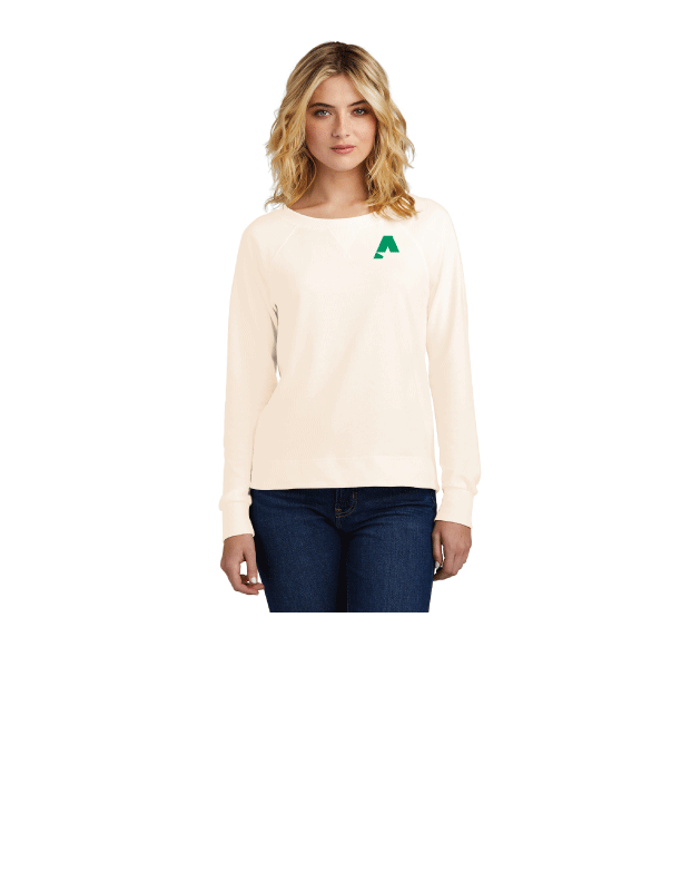 District® Women’s Featherweight French Terry™ Long Sleeve Crewneck