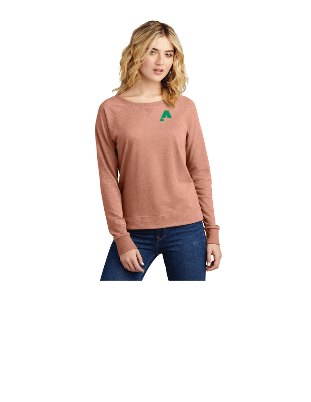 District® Women’s Featherweight French Terry™ Long Sleeve Crewneck