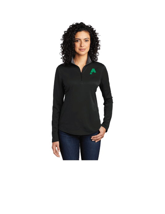 Port Authority ® Ladies Silk Touch ™ Performance 1/4-Zip