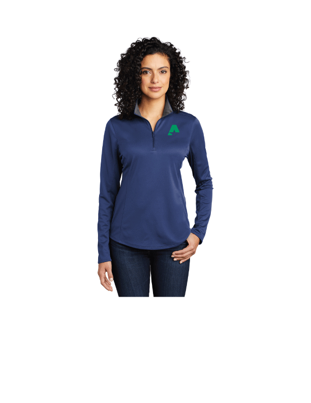 Port Authority ® Ladies Silk Touch ™ Performance 1/4-Zip