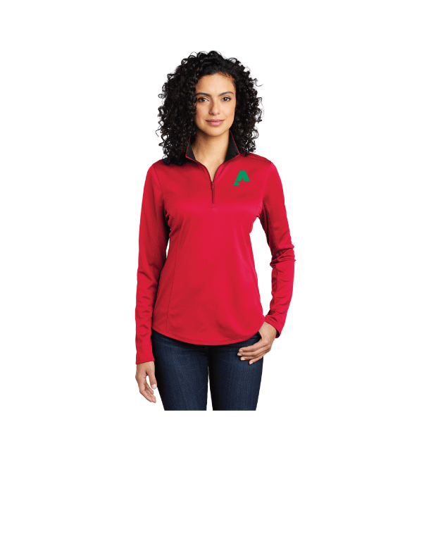 Port Authority ® Ladies Silk Touch ™ Performance 1/4-Zip