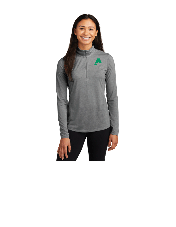 Sport-Tek ® Ladies PosiCharge ® Tri-Blend Wicking 1/4-Zip Pullover