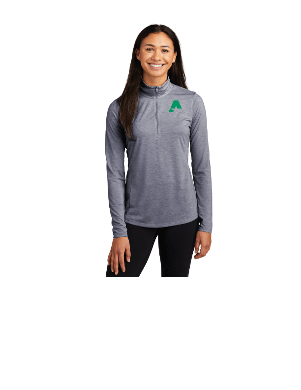 Sport-Tek ® Ladies PosiCharge ® Tri-Blend Wicking 1/4-Zip Pullover