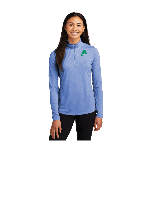 Sport-Tek ® Ladies PosiCharge ® Tri-Blend Wicking 1/4-Zip Pullover