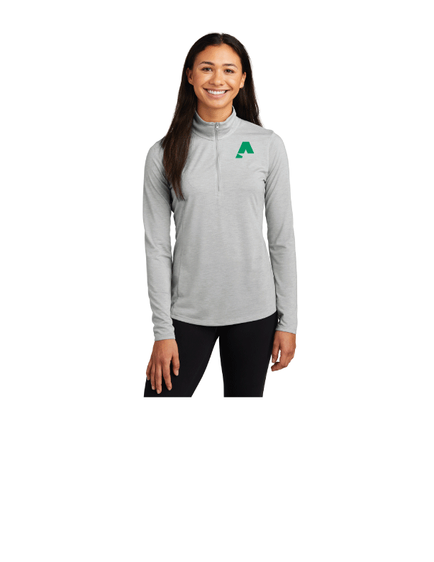 Sport-Tek ® Ladies PosiCharge ® Tri-Blend Wicking 1/4-Zip Pullover