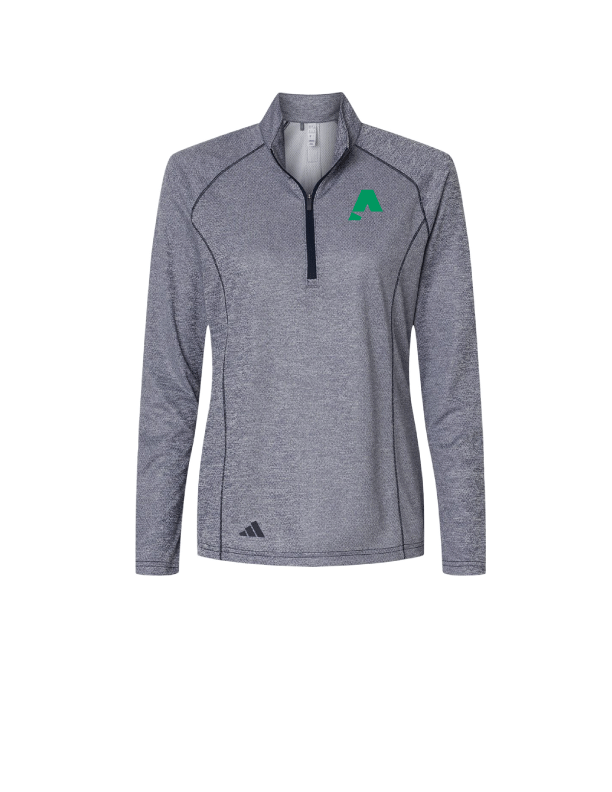 Adidas® Women's Space Dyed Quarter-Zip Pullover